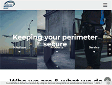 Tablet Screenshot of perimeterprotection.net
